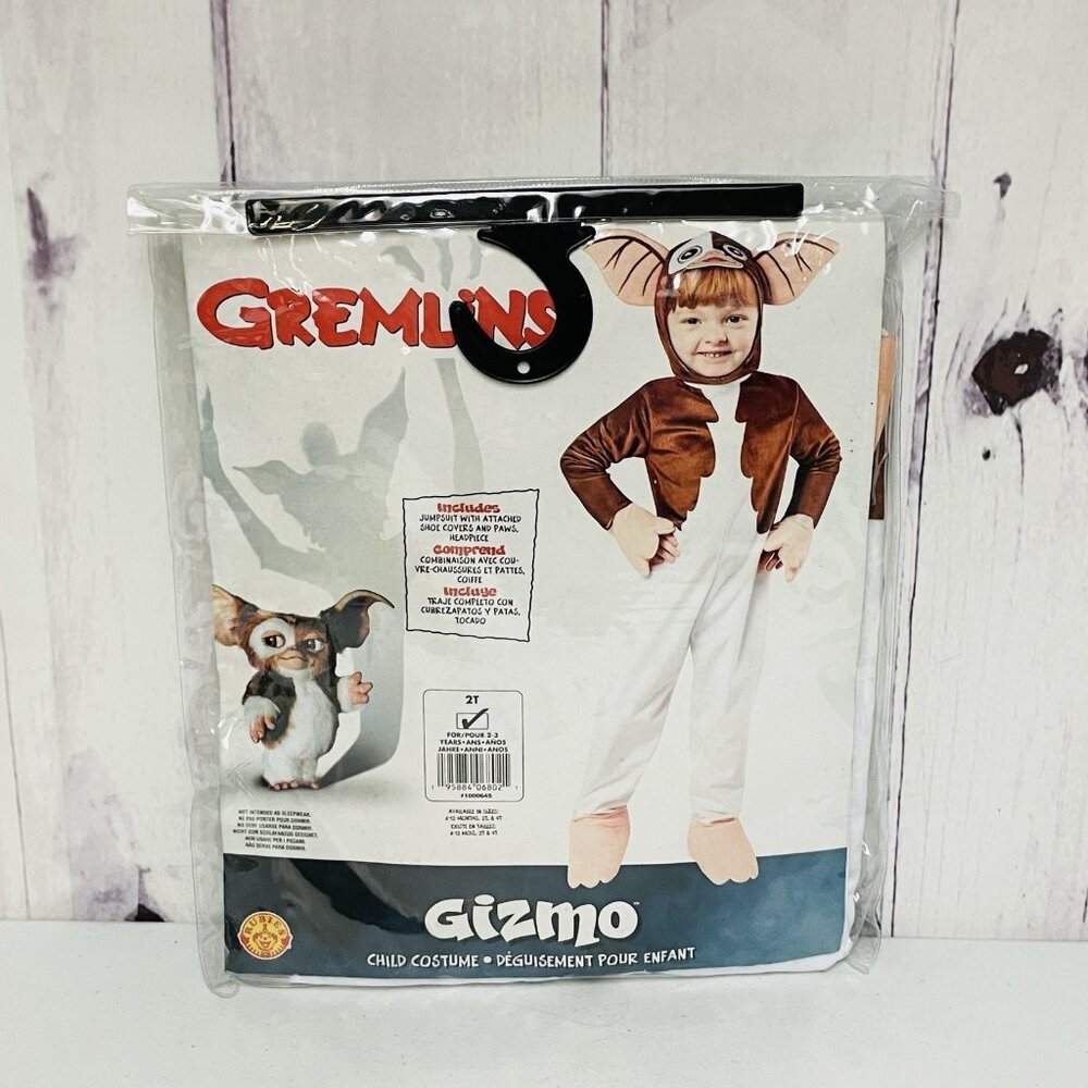 Gizmo Mogwai Gremlins Toddler Halloween Costume Size 2T Rubies